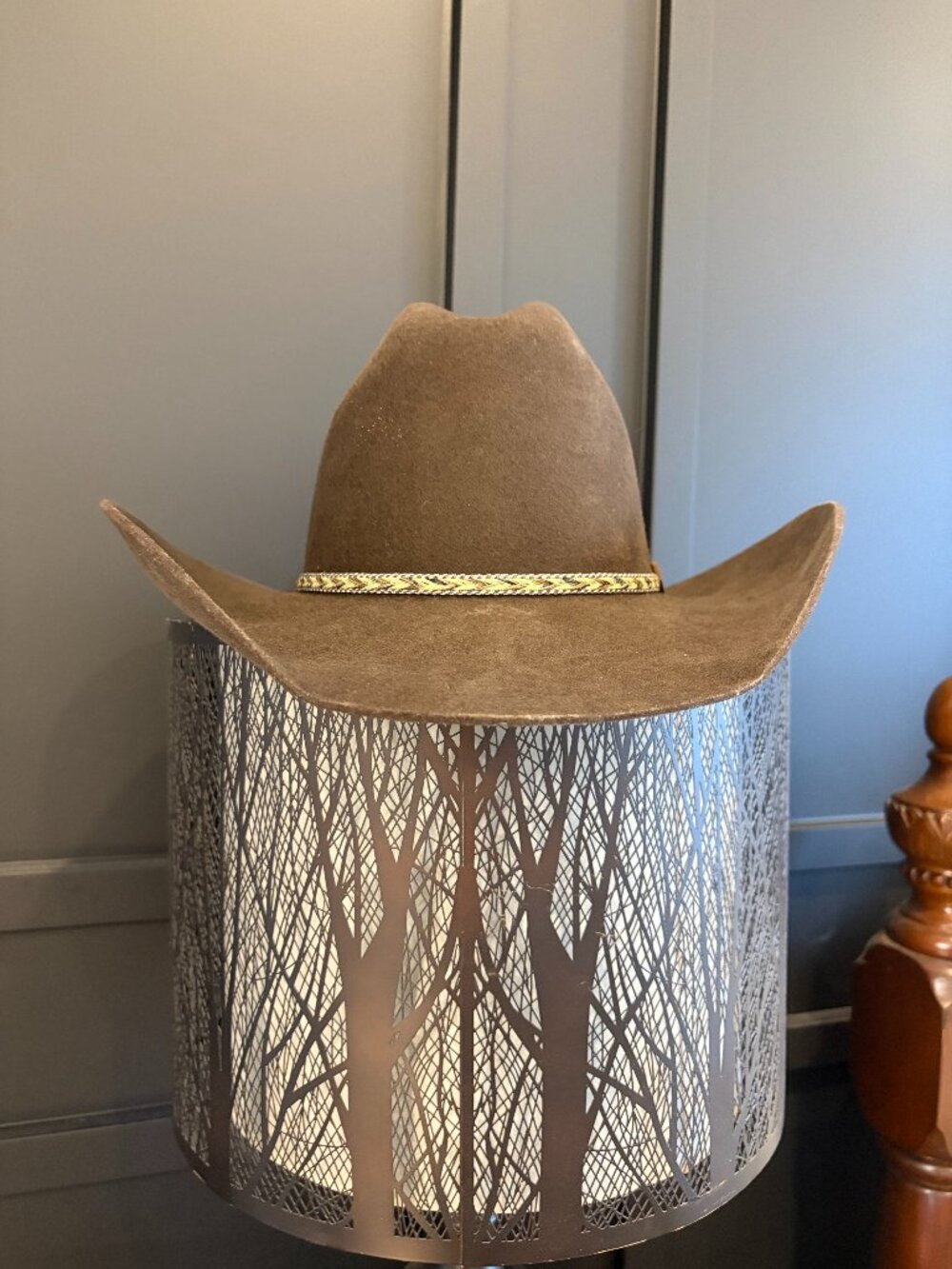 MHT Black Felt Cowboy Hat